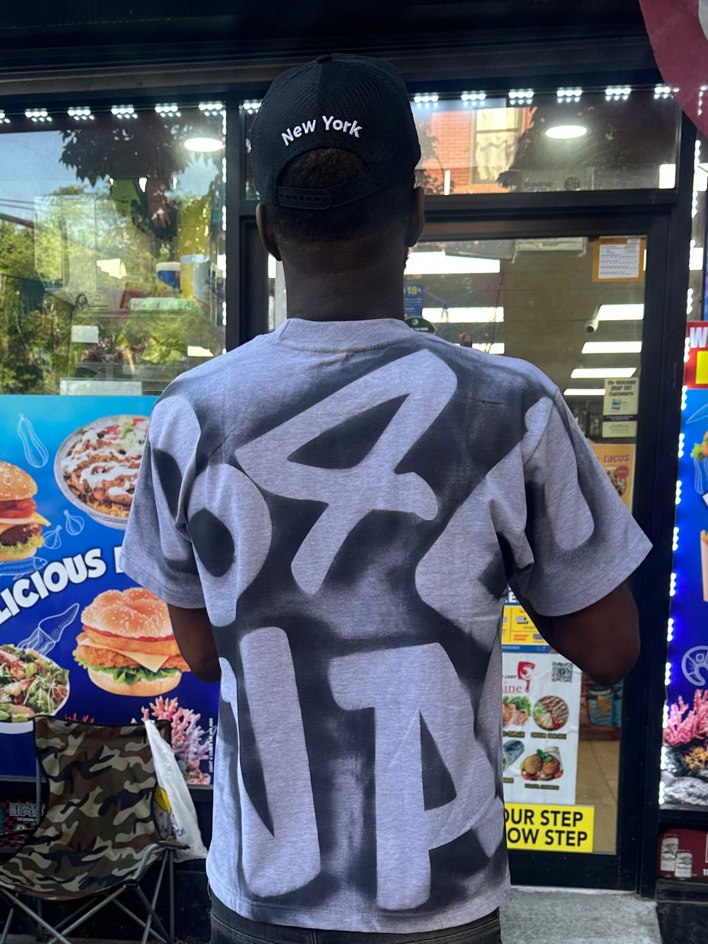 B4EVA BLACK SPRAY PAINT HEAVY DUTY TSHIRTS
