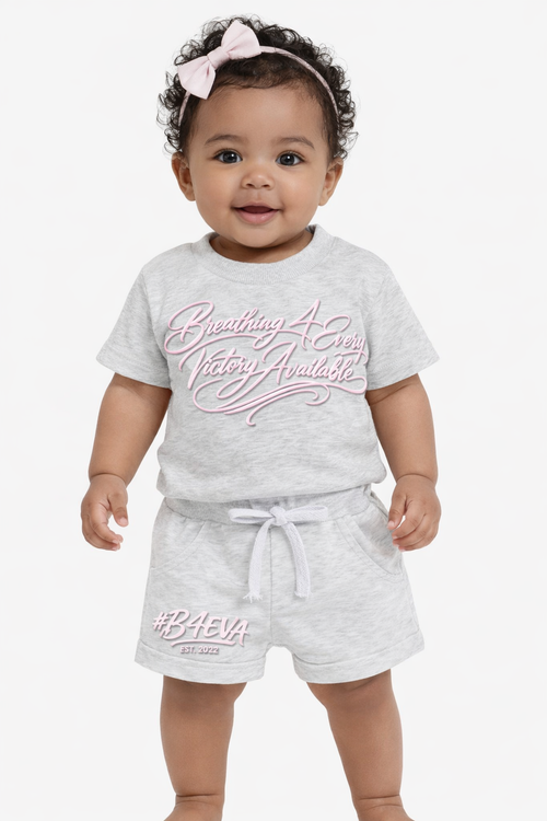 BABIES B4EVA SIGNATURE SHORTS SET