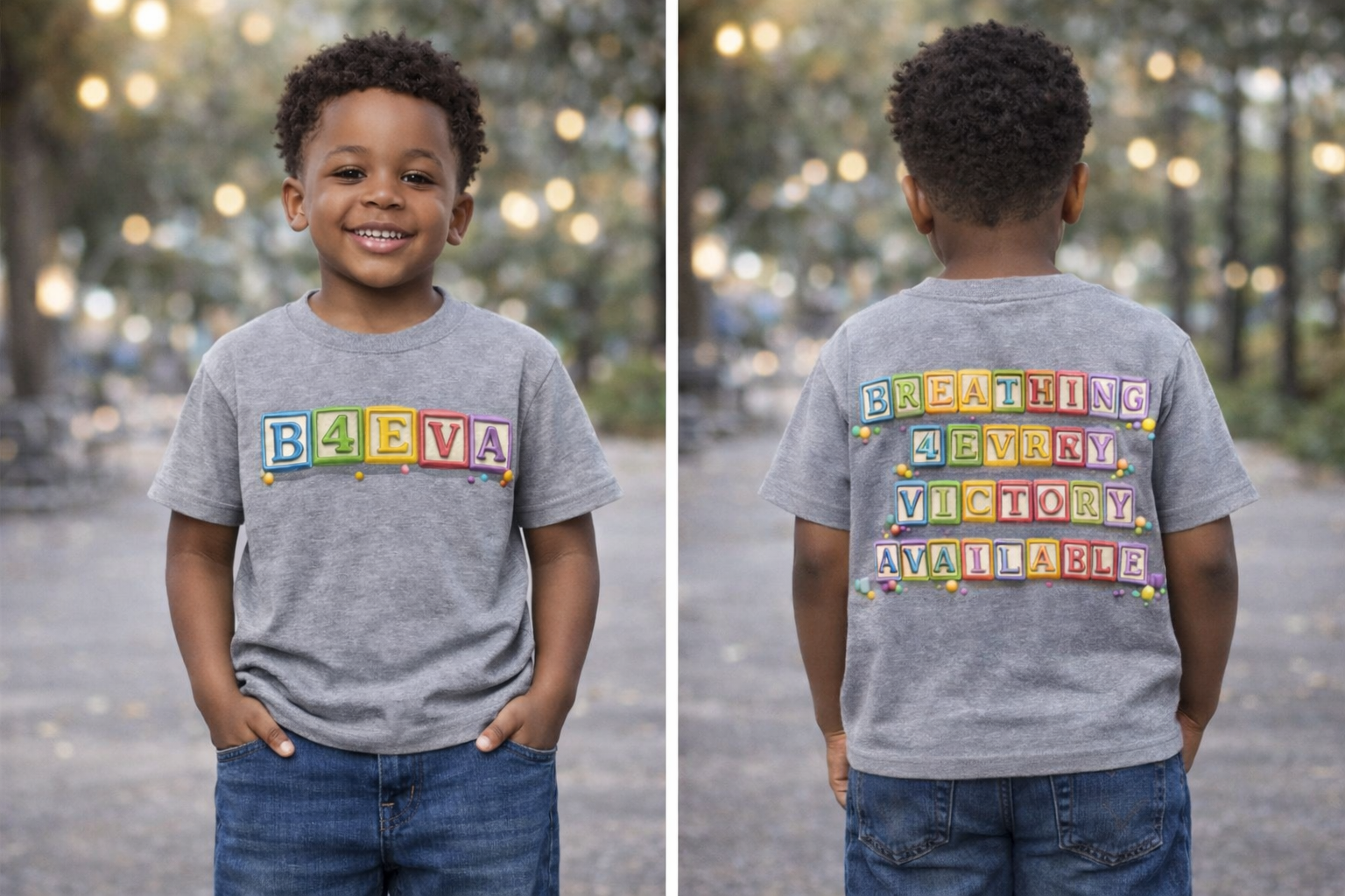 TODDLER B4EVA BLOCKS TSHIRT