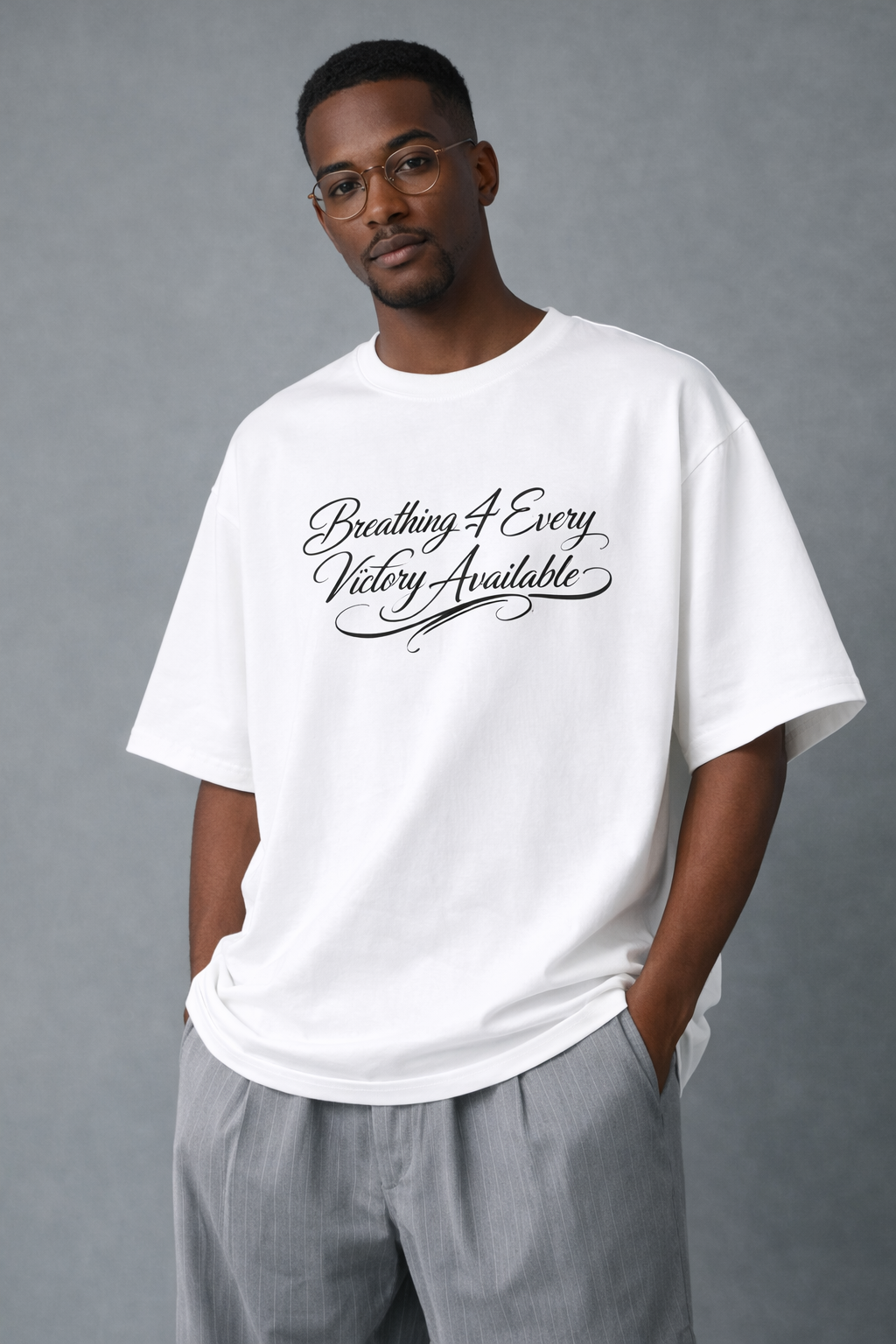 MEN B4EVA SIGNATURE HEAVY DUTY OVERSIZED TSHIRT ( customizable )