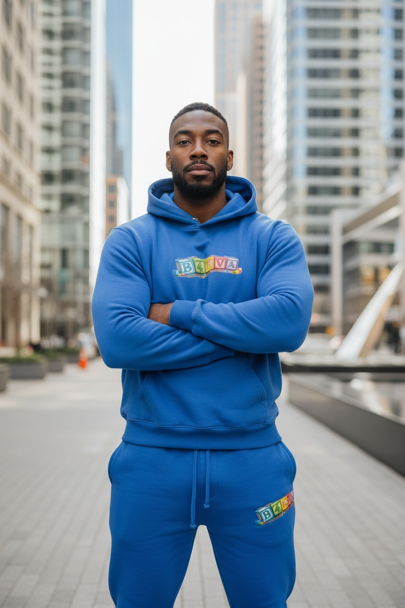 MENS B4EVA BLOCKS ACID DRY HOODIE SWEATSUIT