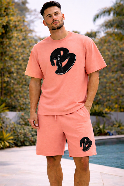 ADULTS FLAMINGO SHADE BIG B OVERSIZED SHORT SETS