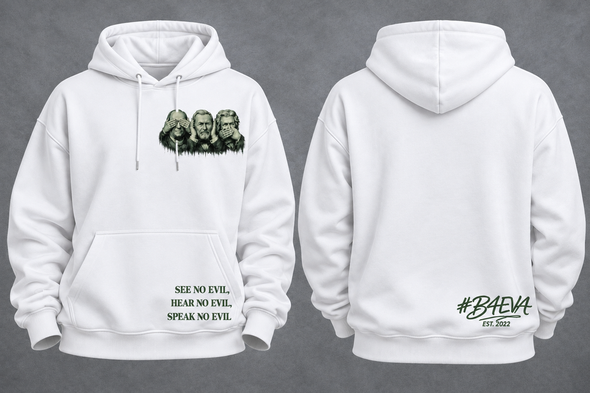 SEE NO EVIL , SPEAK NO EVIL , HEAR NO EVIL SWEATER