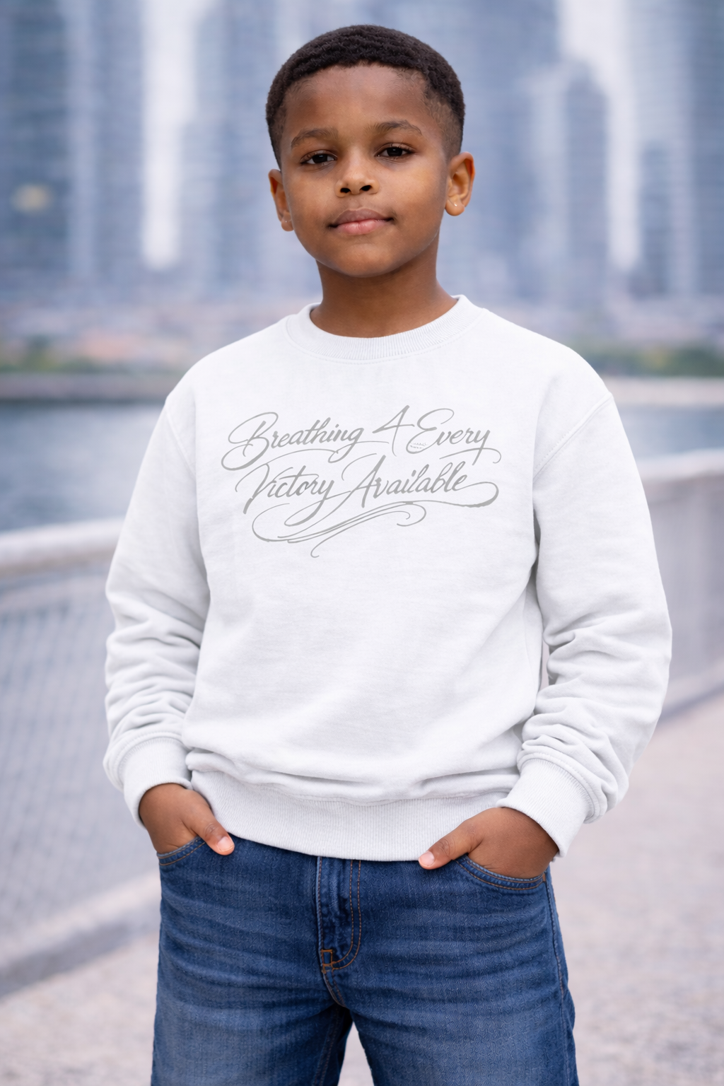 YOUTH B4EVA SIGNATURE CREWNECK SWEATER