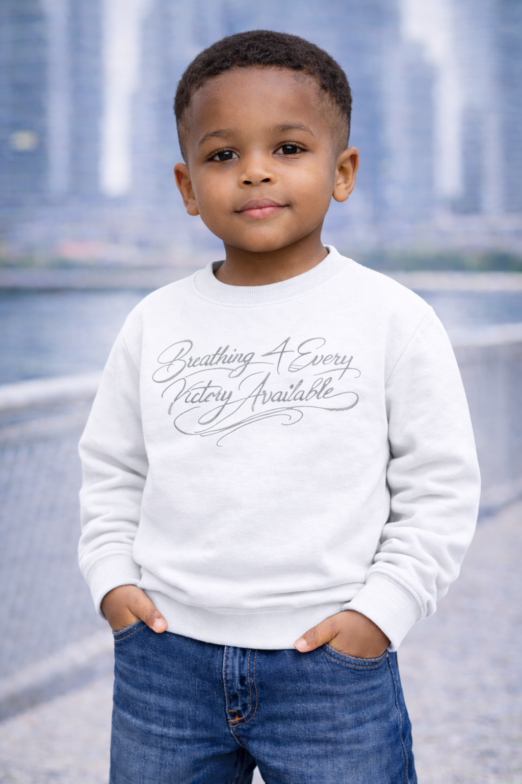 BABIES B4EVA SIGNATURE CREWNECK SWEATER