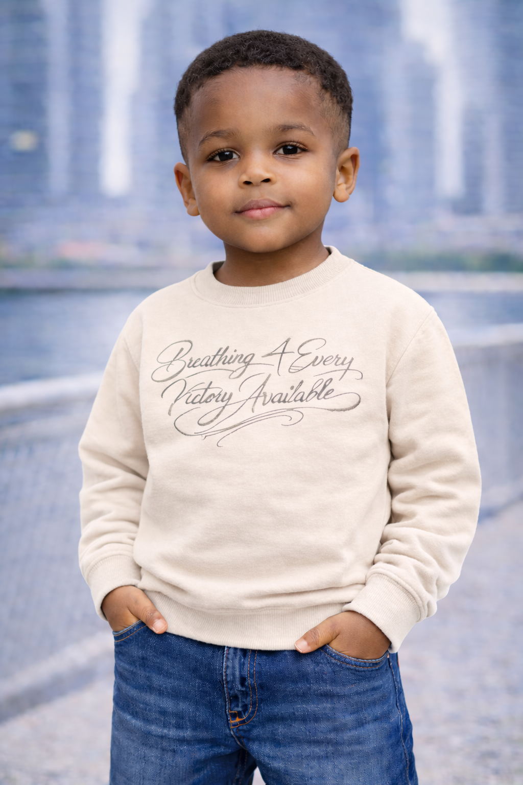 BABIES B4EVA SIGNATURE CREWNECK SWEATER