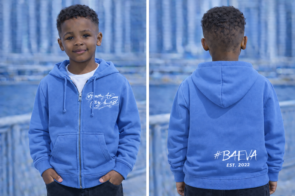YOUTH B4EVA SIGNATURE ZIPUP HOODIE ( CUSTOMIZABLE )