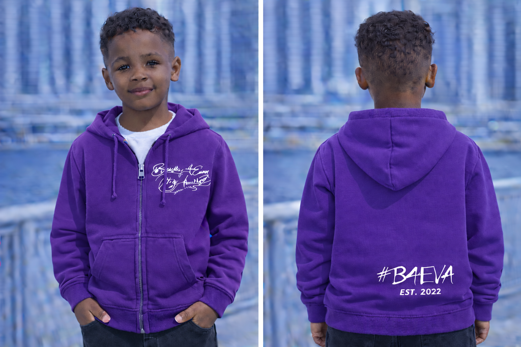 YOUTH B4EVA SIGNATURE ZIPUP HOODIE ( CUSTOMIZABLE )