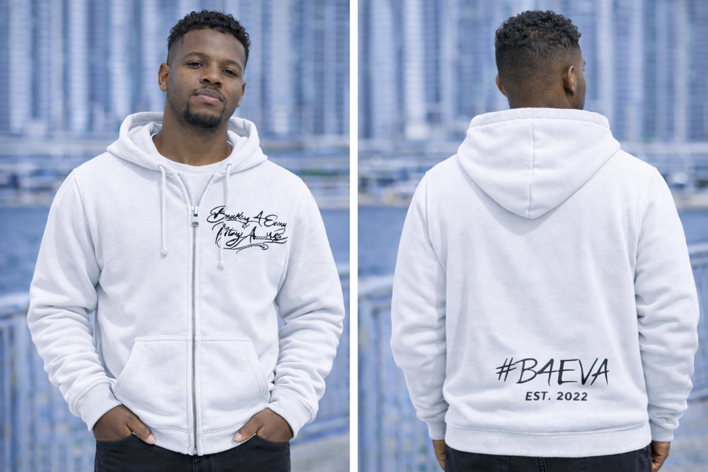 MENS B4EVA REVERSIBLE SIGNATURE ZIPUP HOODIE ( CUSTOMIZABLE )