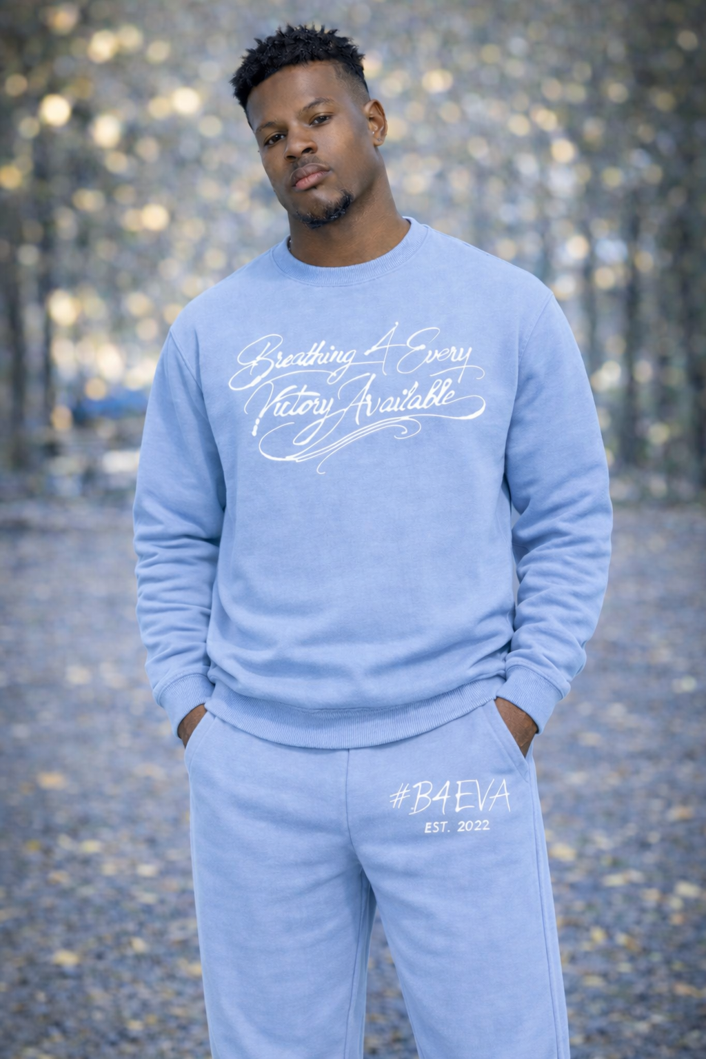 MEN B4EVA CREWNECK SIGNATURE SWEATSUIT ( CUSTOMIZABLE )