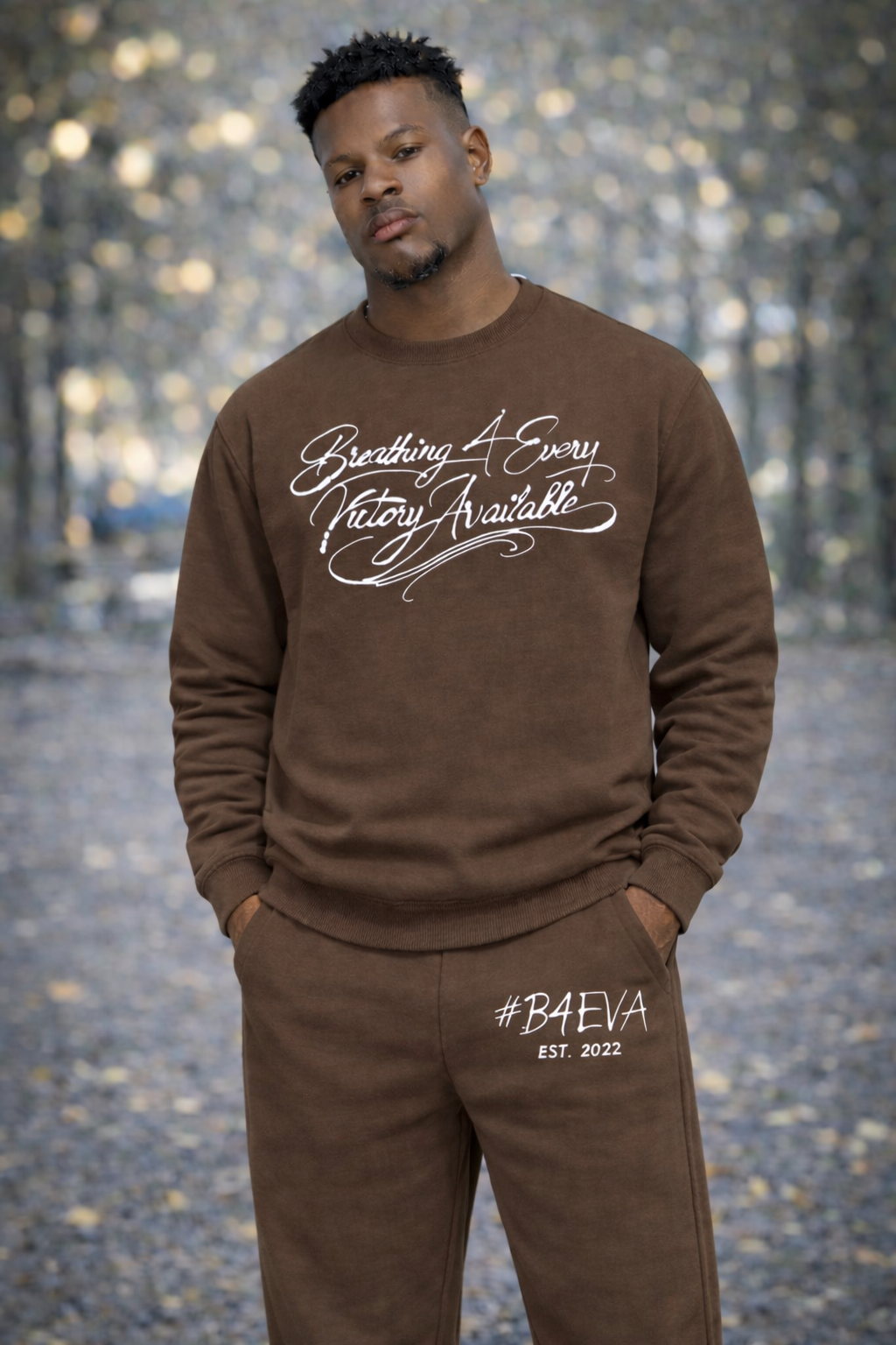 MEN B4EVA CREWNECK SIGNATURE SWEATSUIT ( CUSTOMIZABLE )