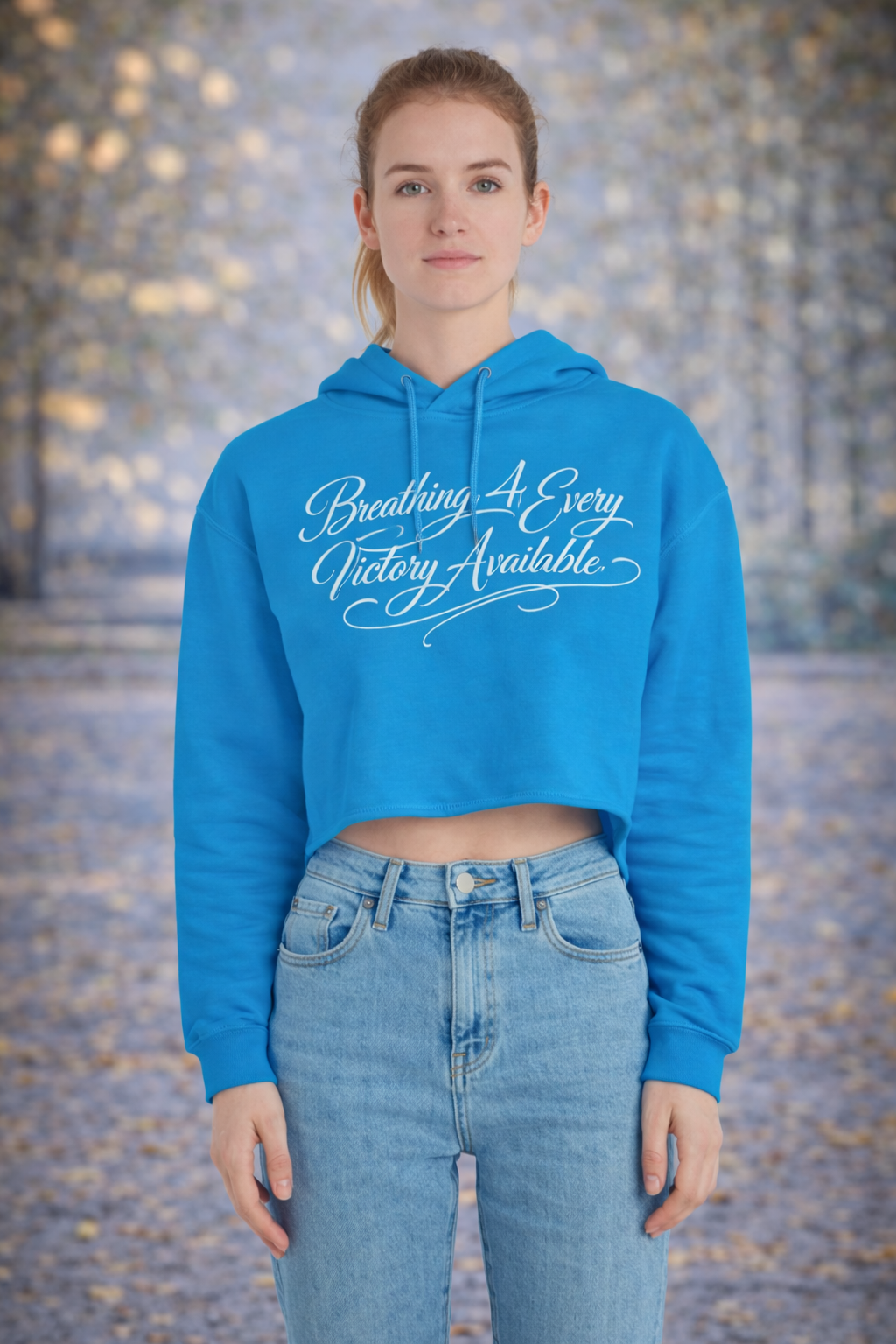 FEMALE B4EVA SIGNATURE CROP HOODIE ( CUSTOMIZABLE )