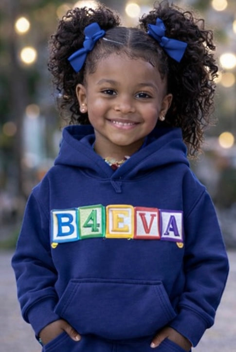 TODDLER B4EVA BLOCKS HOODIE