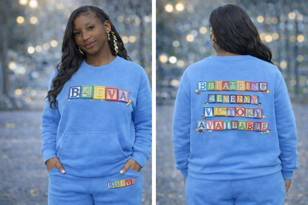 FEMALE B4EVA BLOCKS CREWNECK SWEATSUIT