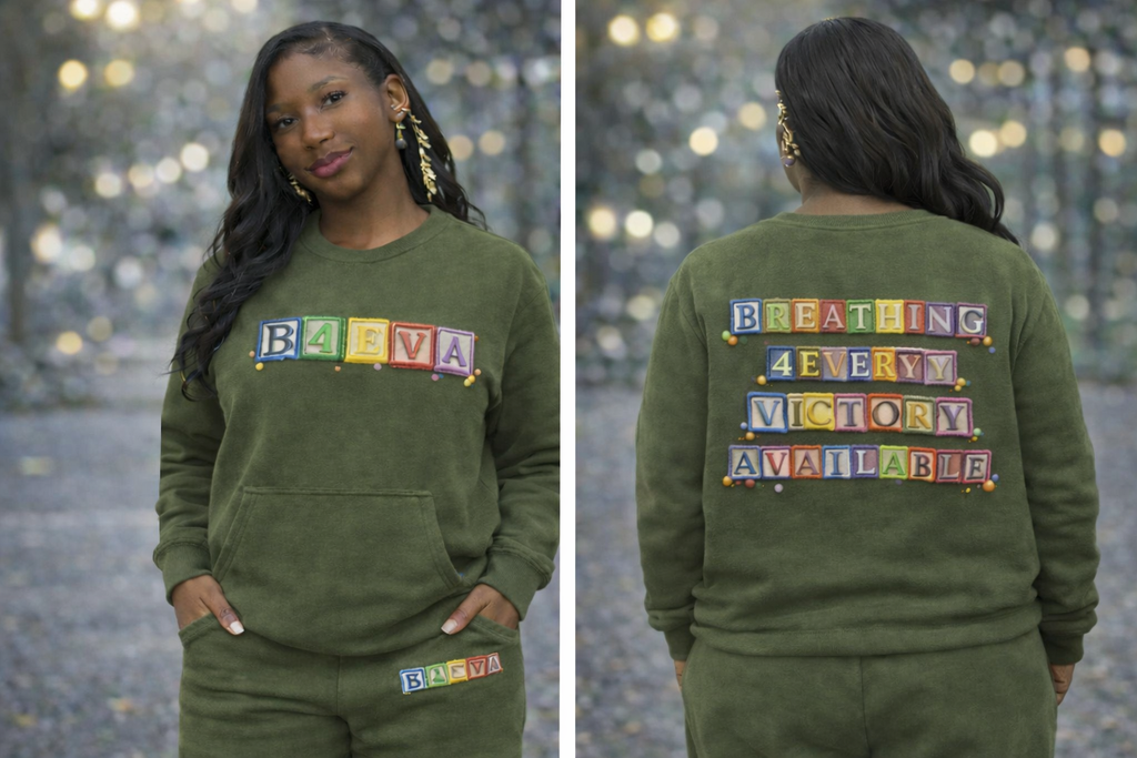 FEMALE B4EVA BLOCKS CREWNECK SWEATSUIT