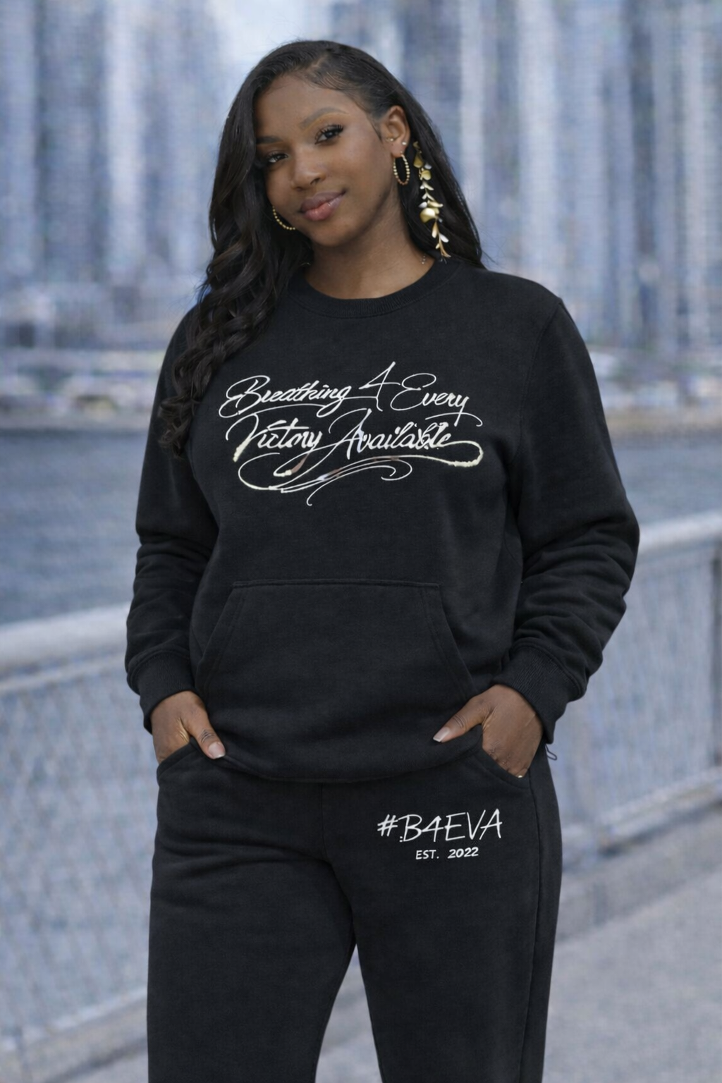 FEMALE B4EVA SIGNATURE CREWNECK SWEATSUIT ( CUSTOMIZABLE )