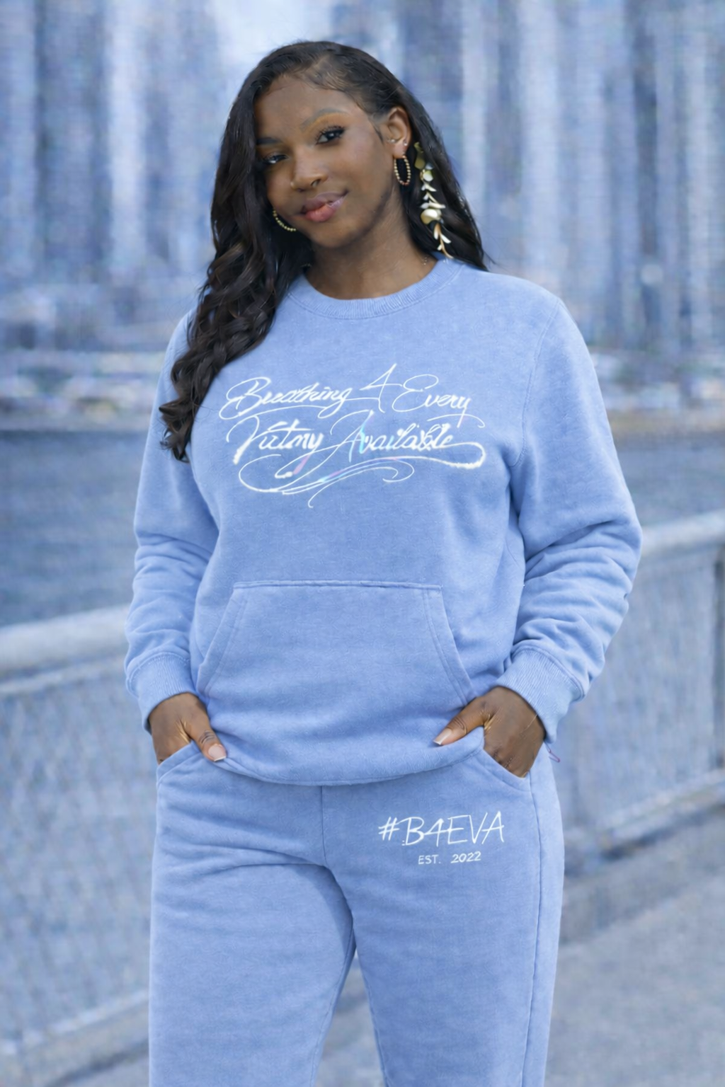 FEMALE B4EVA SIGNATURE CREWNECK SWEATSUIT ( CUSTOMIZABLE )