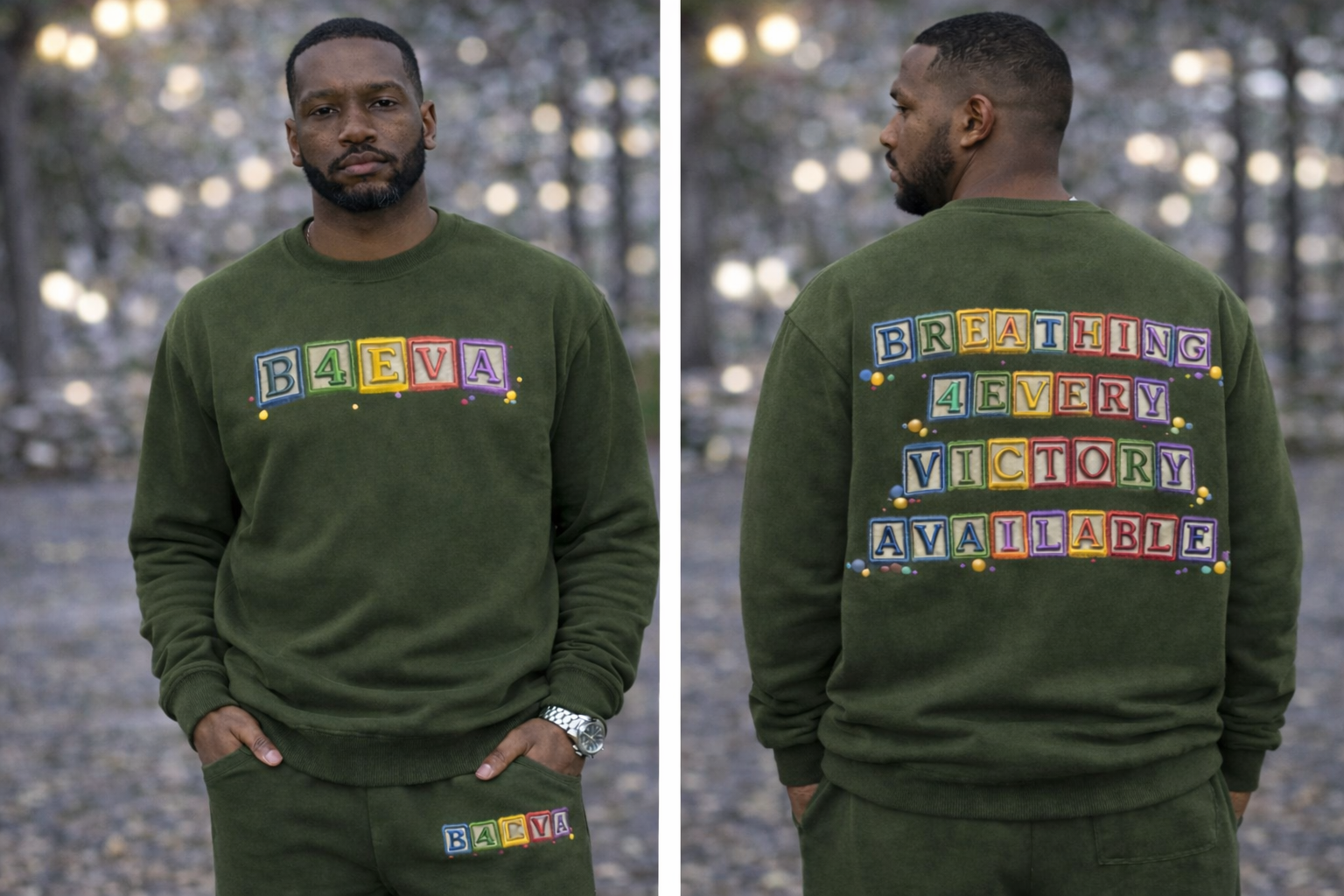 MENS B4EVA CREWNECK SWEATSUIT