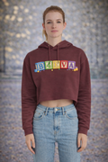 FEMALE B4EVA BLOCKS CROP HOODIE