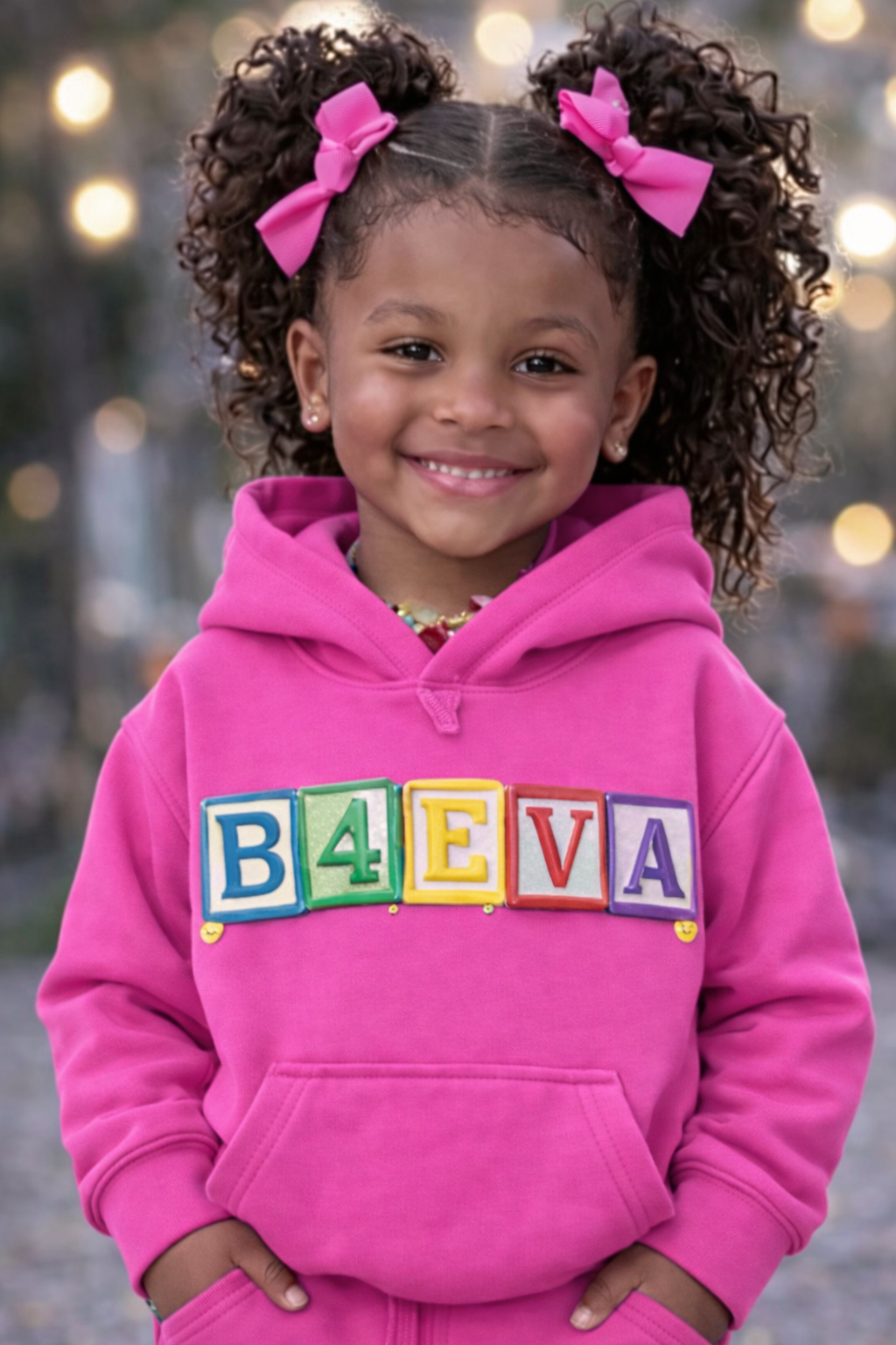 TODDLER B4EVA BLOCKS HOODIE