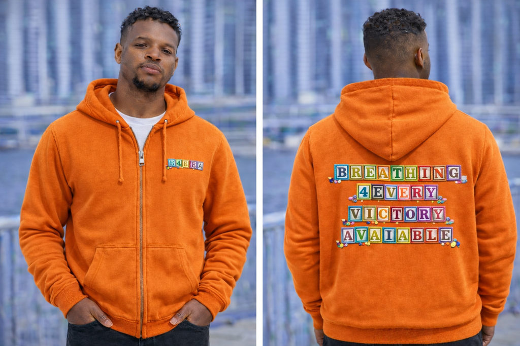 MENS B4EVA BLOCKS ZIPUP HOODIE