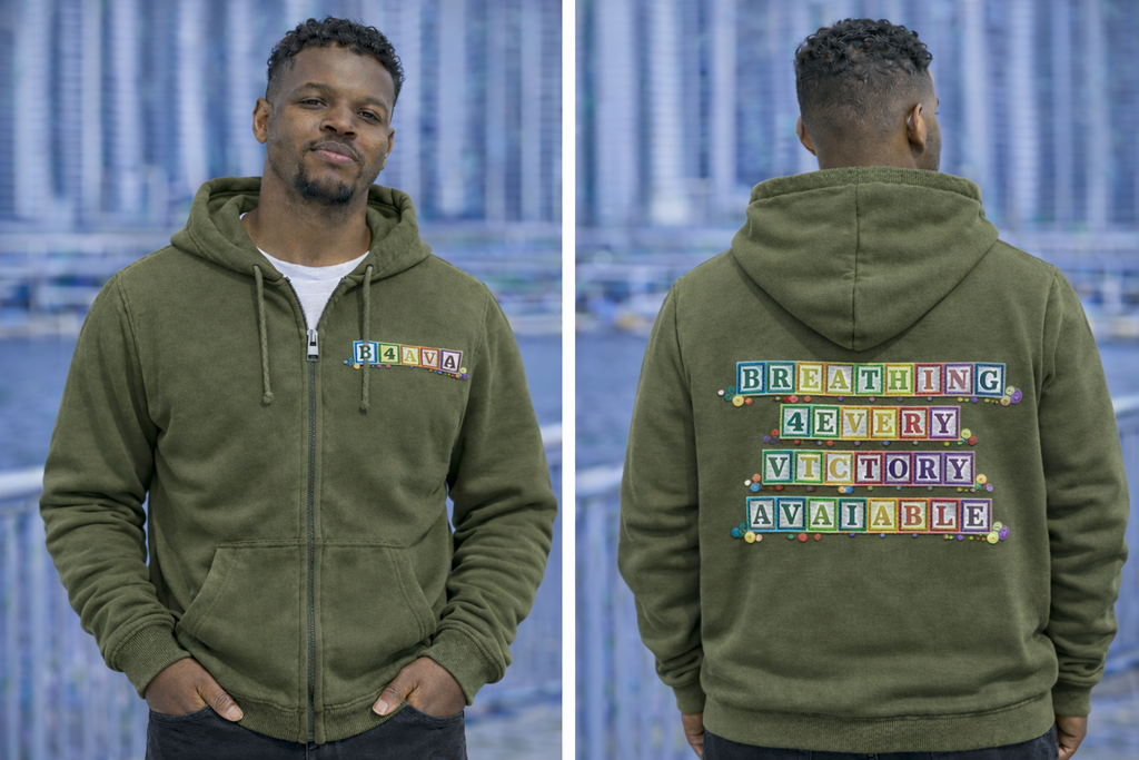 MENS BLOCKS ZIPUP REVERSIBLE HOODIE