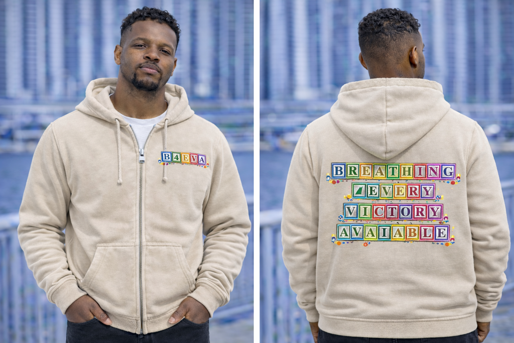 MENS BLOCKS ZIPUP REVERSIBLE HOODIE