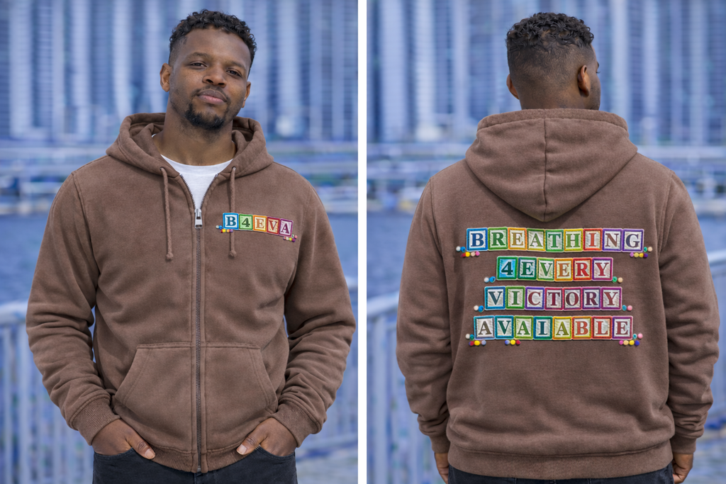 MENS BLOCKS ZIPUP REVERSIBLE HOODIE