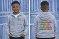 YOUTH B4EVA BLOCKS ZIPUP HOODIE
