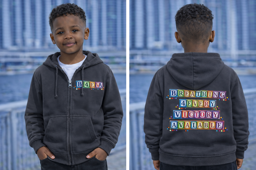 YOUTH B4EVA BLOCKS ZIPUP HOODIE