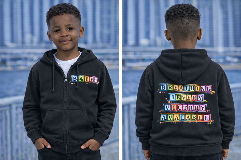 YOUTH B4EVA BLOCKS ZIPUP HOODIE