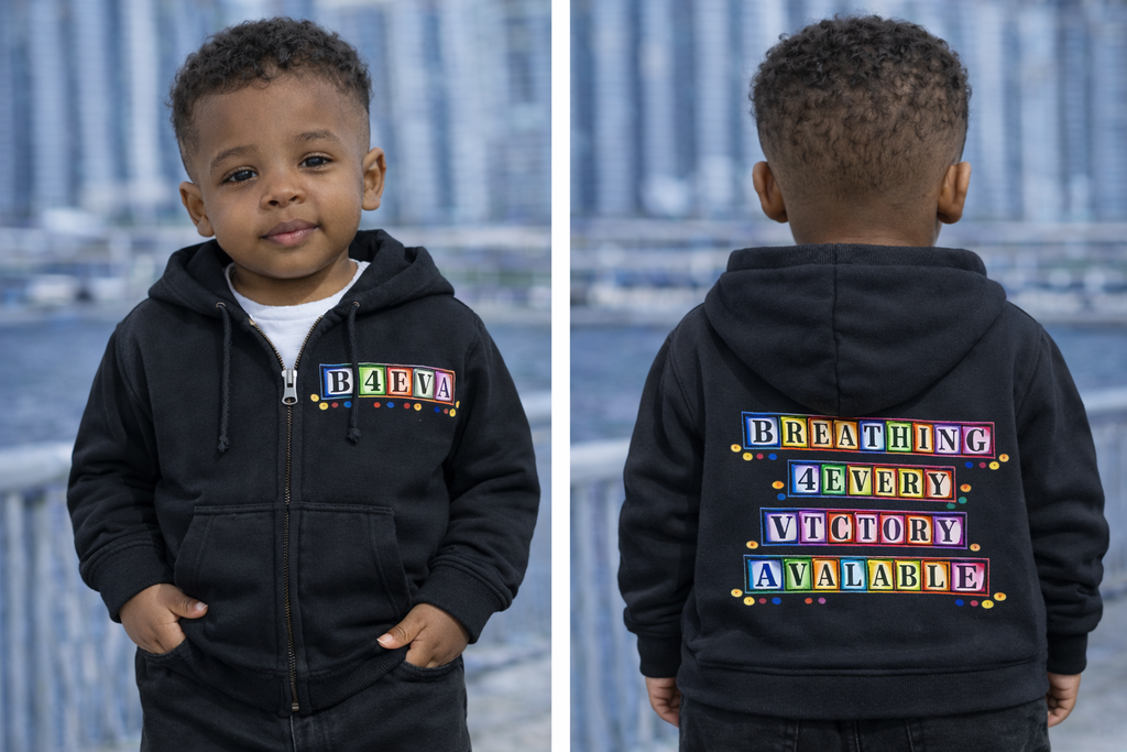 BABIES B4EVA BLOCKS ZIPUP HOODIE