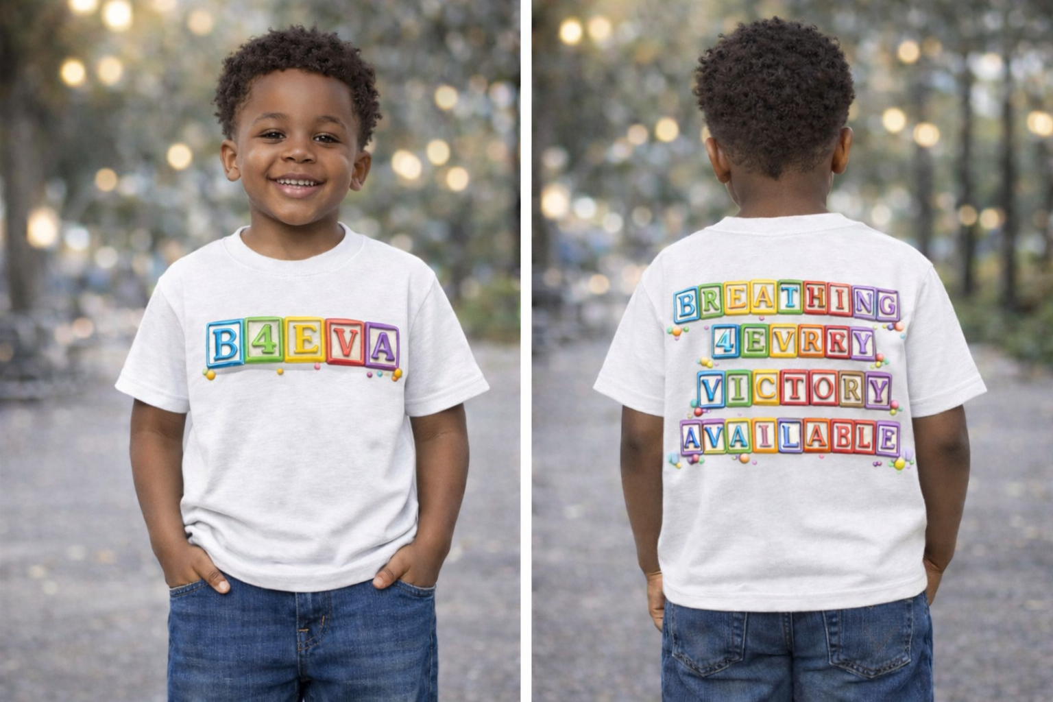 TODDLER B4EVA BLOCKS TSHIRT