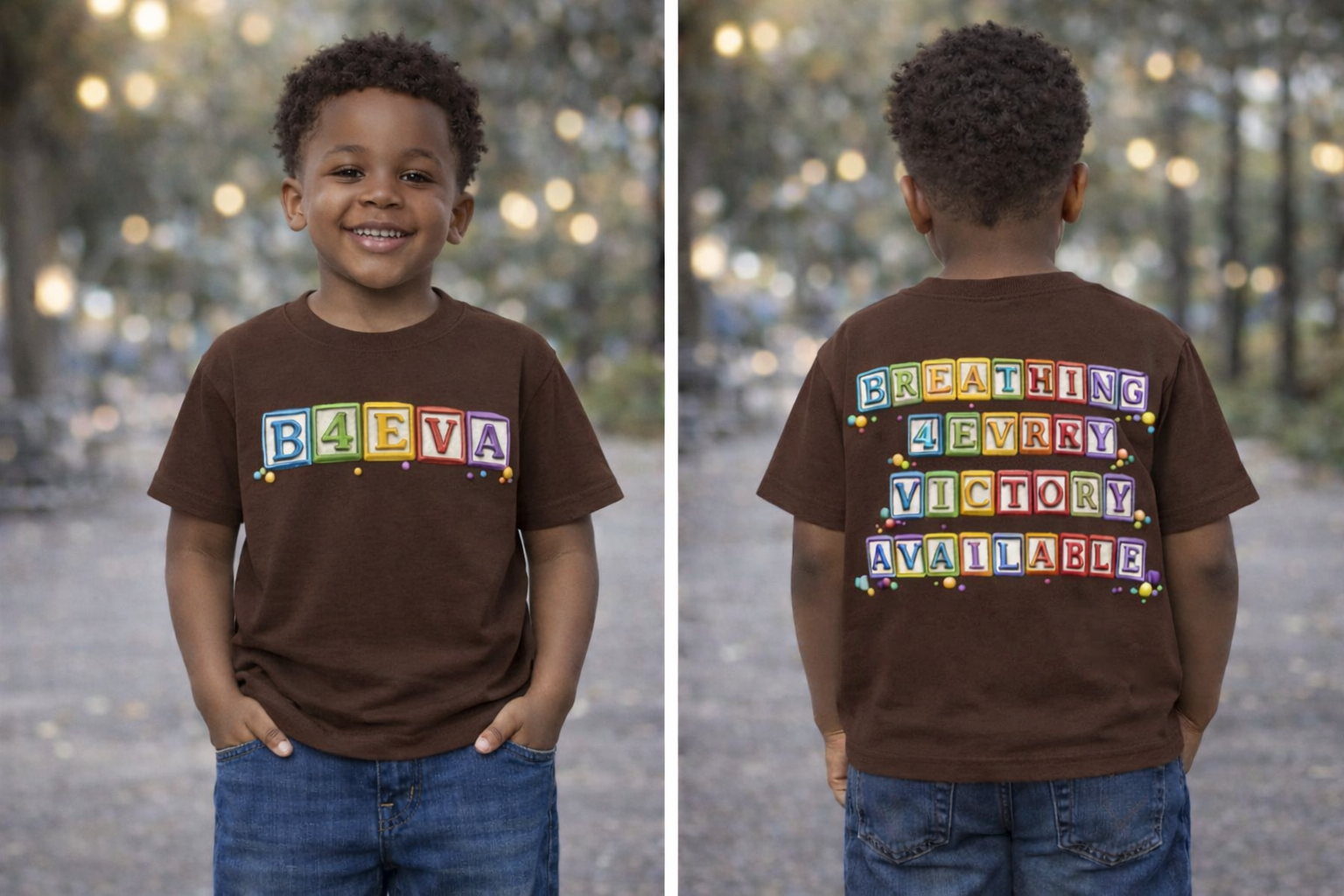TODDLER B4EVA BLOCKS TSHIRT