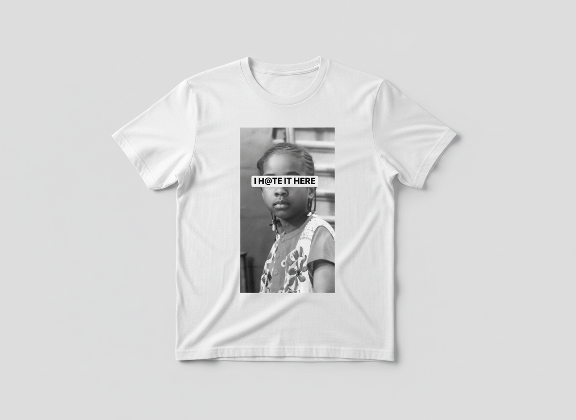 FEMALE I HATE IT HERE TSHIRTS