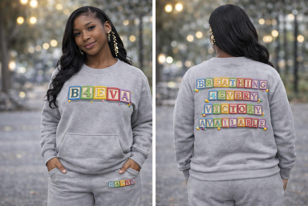 FEMALE B4EVA BLOCKS CREWNECK SWEATSUIT