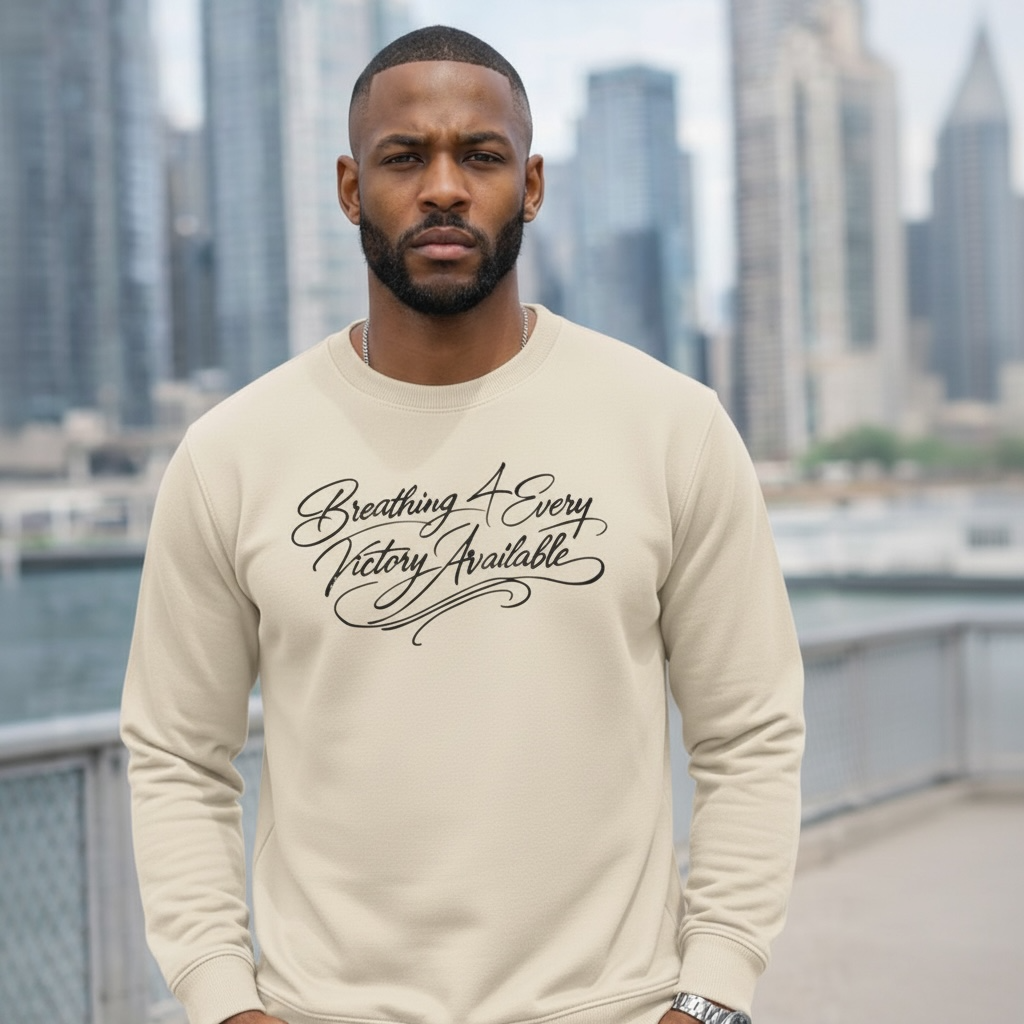 MENS B4EVA SIGNATURE CREWNECK SWEATER