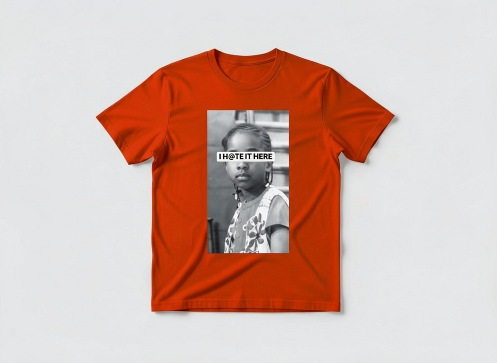 FEMALE I HATE IT HERE TSHIRTS