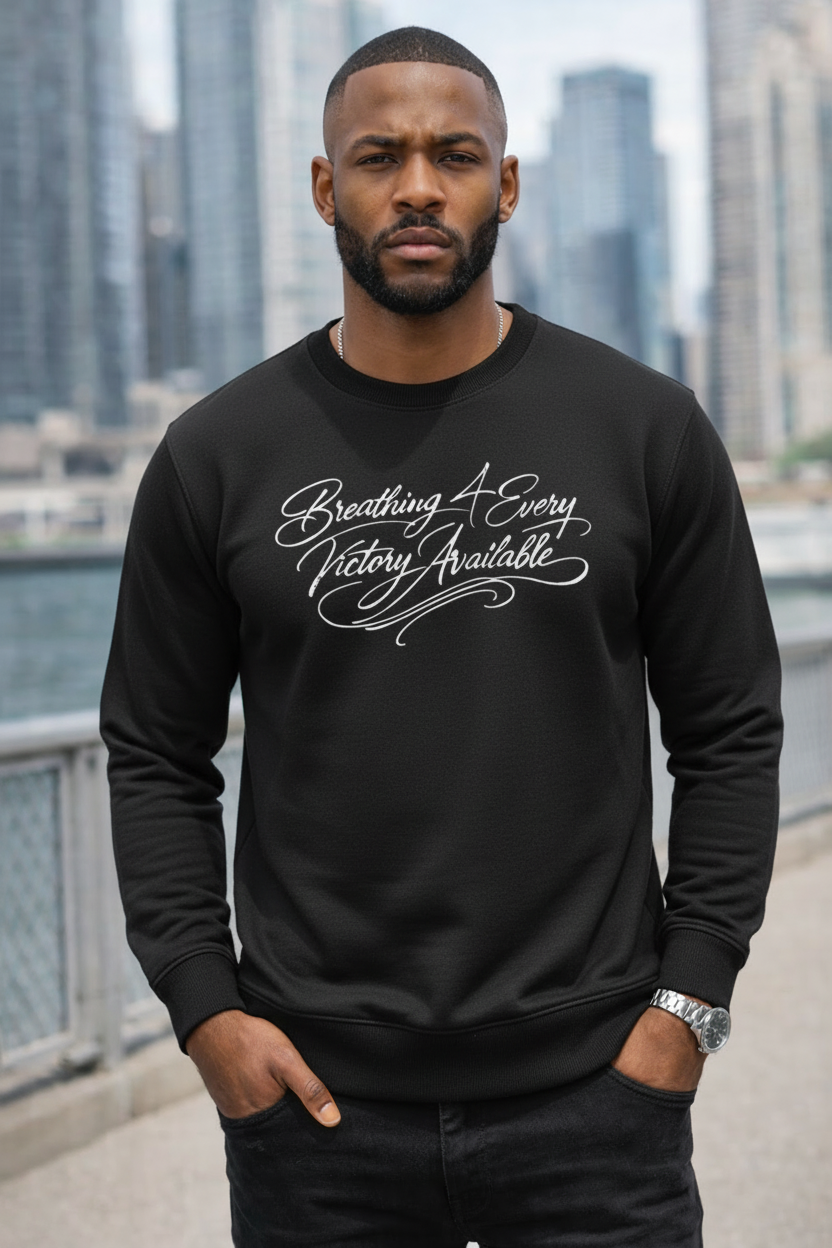 MENS B4EVA SIGNATURE CREWNECK SWEATER